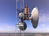 POP com modulos de torre de 2 metros com 3 modulos