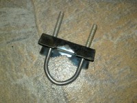 Presilha de vergalhão em U de 1 1/2 polegadas (revisar)